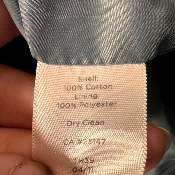 Talbots Petites Jackie Fit Double Breasted Blazer size 2p grey Jacket Crop - Picture 9 of 10